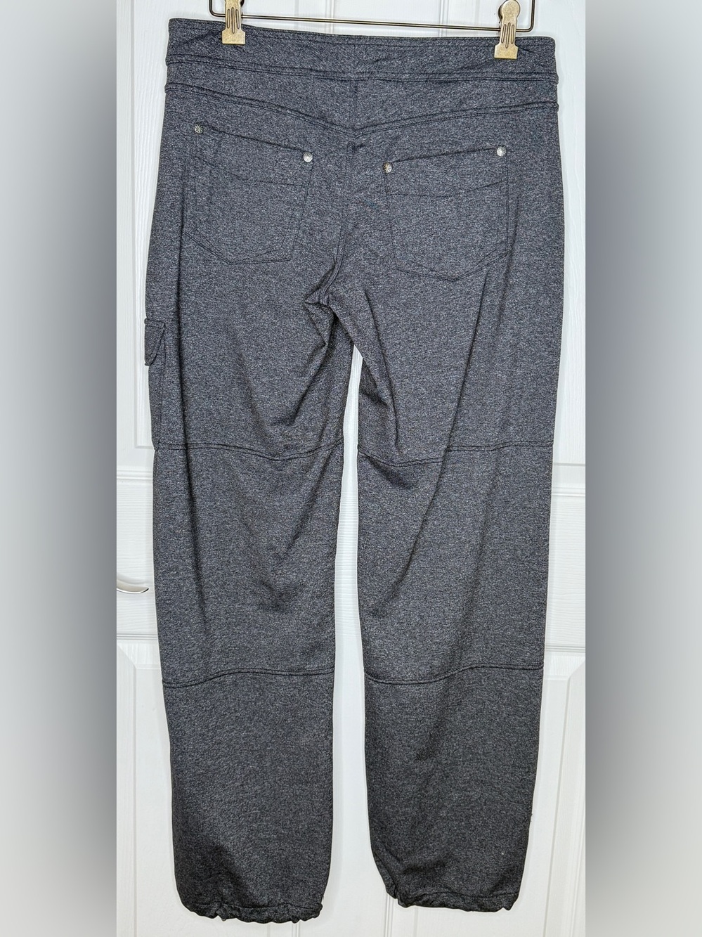 Athleta Odyssey Bettona Boyfriend Cargo Pants Heathered Grey Small - Picture 3 of 11